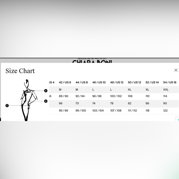 Chiara Boni La Petite Robe Dotai Strapless Gown. Size 50
#266 - Picture 12 of 12